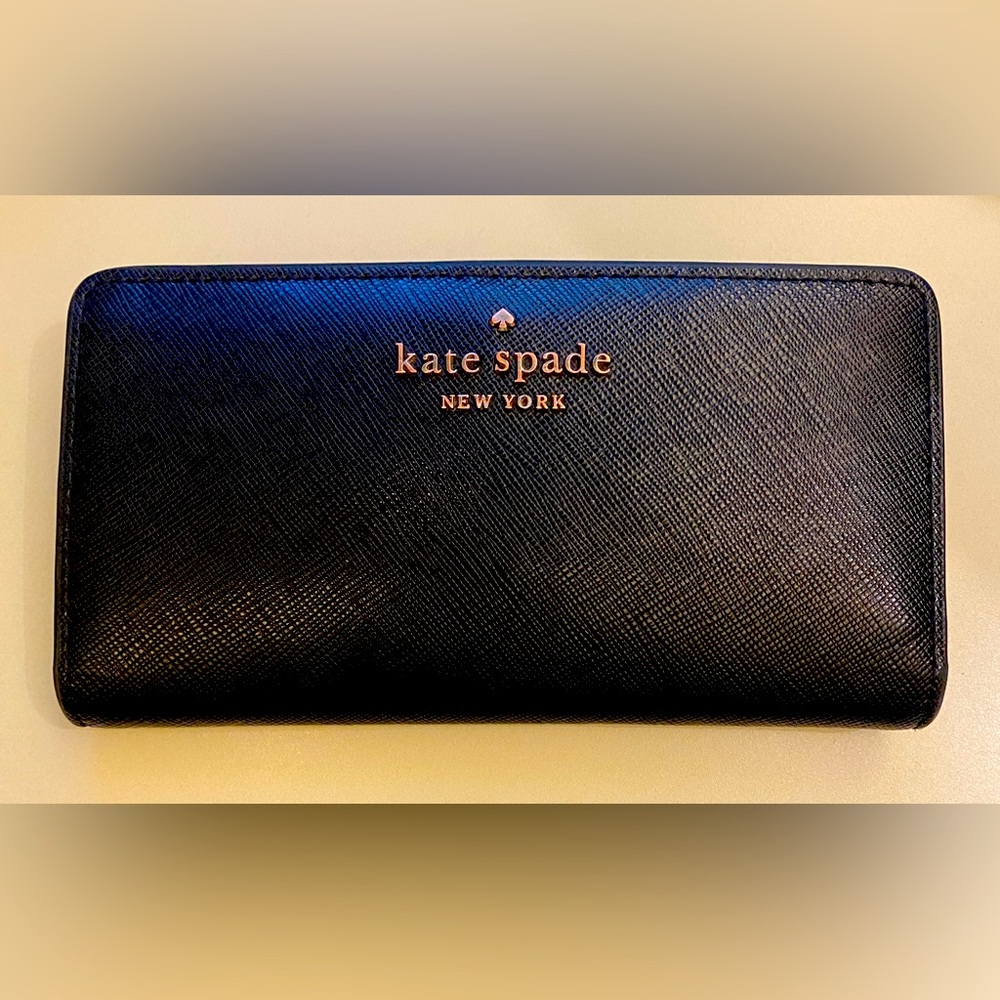 Kate Spade Staci Large Slim Bifold Leather Wallet